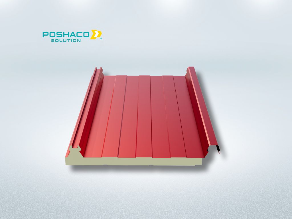 Tôn Klip Lock PU 2 sóng 2