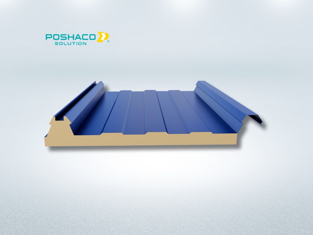 Tôn Klip Lock PU 2 sóng